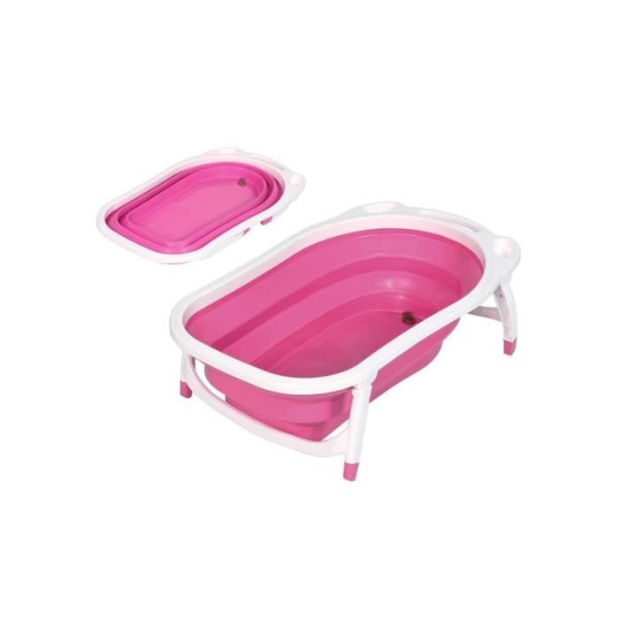 Baignoire Pliable Pour Enfant Rose Cdiscount Puericulture Eveil Bebe
