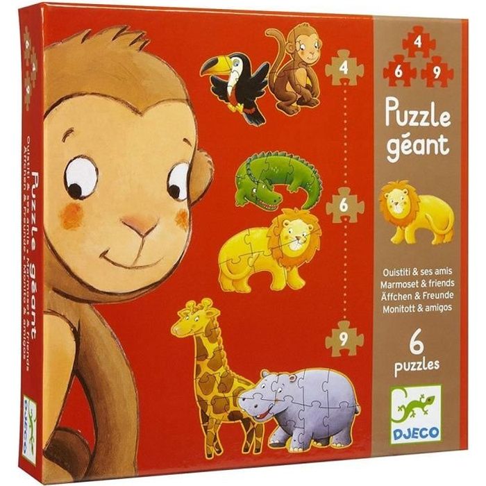 Djeco Puzzle Dans la jungle - Puzzle