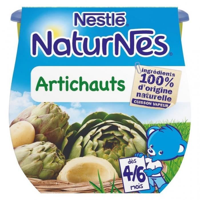 Nestle Naturnes Artichauts Des 4 6 Mois Par 2 Pots De 130g Lot De 10 Soit Pots Cdiscount Au Quotidien Nestle Naturnes Artichauts Des 4 6 Mois Par 2 Pots De 130g Lot De 10 Soit Pots Cdiscount Au Quotidien