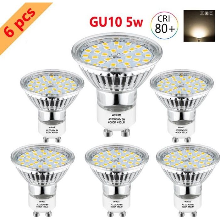 Pack de 3,6,9,12 du statut 50 W halogène GU10 Spotlight Ampoule grande valeur 240 V