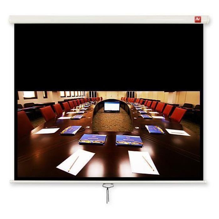 Ecran de projection - Avtek International Business 240 - 144 cm x 23 m - 16:10 - Blanc