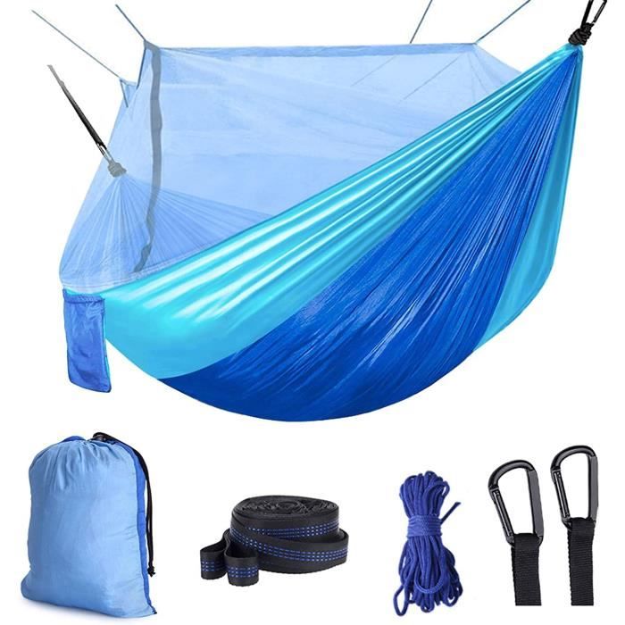 Hamac Double Camping OuterEQ 19 Oz – Bleu, Neuf Avec étiquette
