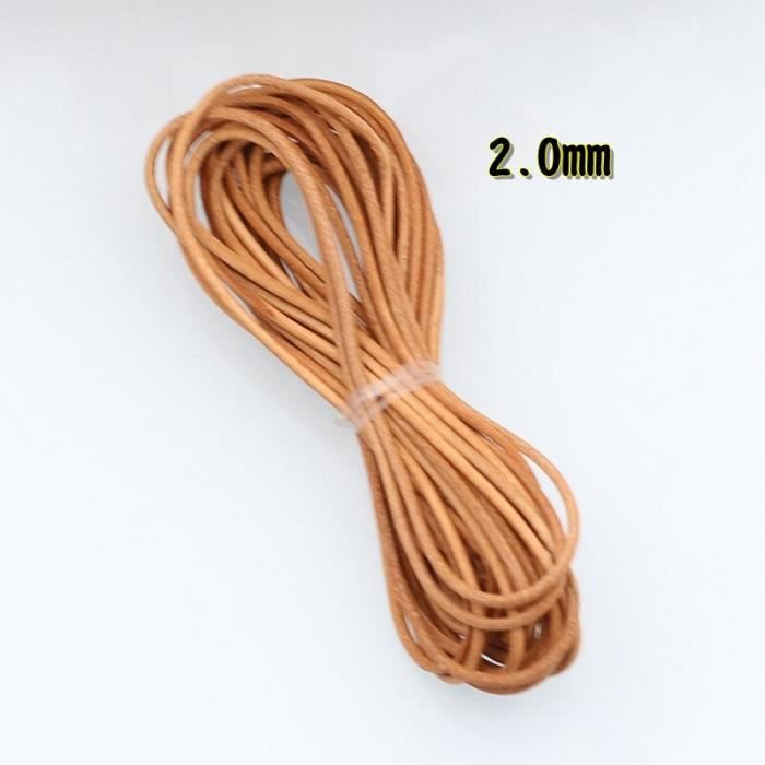 Ruban Plat En Cuir Véritable, 5 Mètres, Haute Qualité, Bande, Accessoires Pour Bracelets, Bijoux