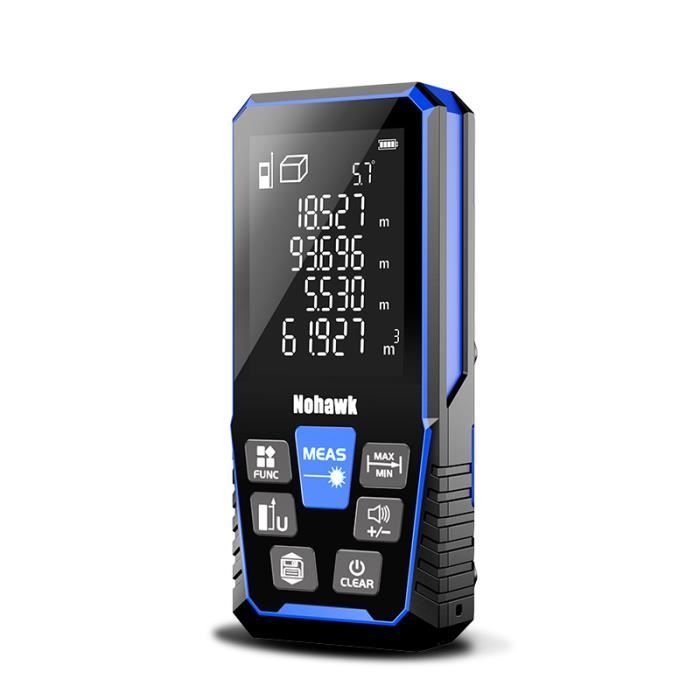 Laser-Mesure avec Bluetooth, Mesure, Rechargeable de Type C, Affichage