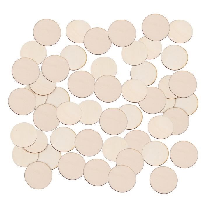 BENECREAT 30 pièces Pendentifs Ronds Plats en Aluminium Pendentifs Vierges Estampage Disques Blancs 25mm pour Collier Bracelet Fabrication de Bijoux, Noir