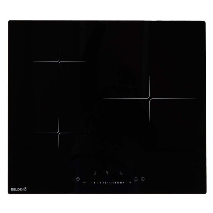 BELDEKO Plaque Induction 3 Foyers Slider avec Minuterie - Booster - 1 grand feu de 280 mm