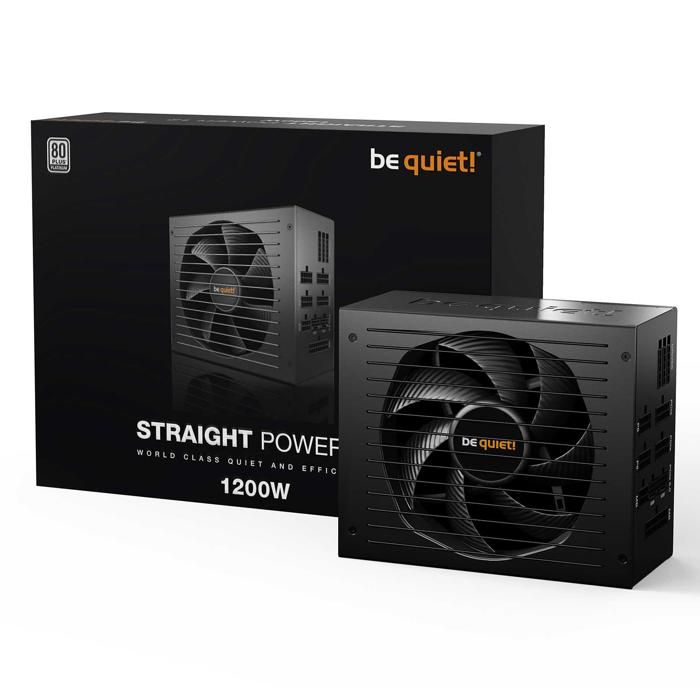 Alimentation - BEQUIET - Straight Power 12 1200W - 80 PLUS Platinum - Modulaire - Silencieuse