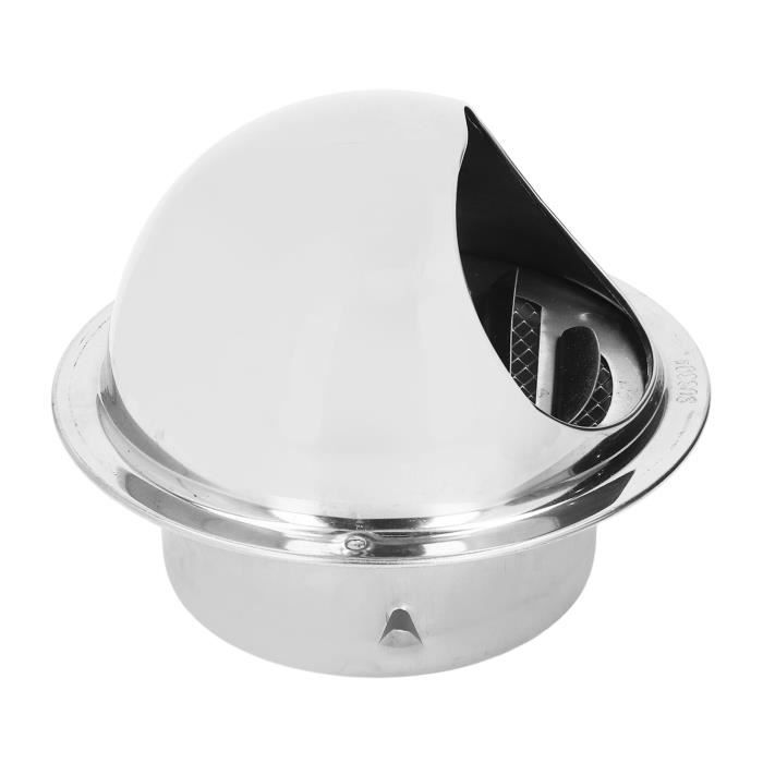 Grille D'aération Ronde En Inox KWG 100mm, Pour Sèche-linge, Avec Vis