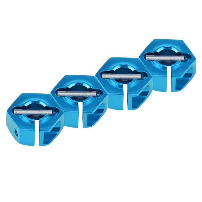 EJ.life Adaptateurs de moyeu hexagonal de roue de voiture RC 4 pièces