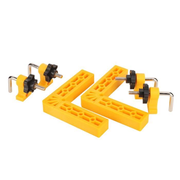 Lot De 8 Pinces à Angle Droit Relitec - 7,6 Cm Et 10,2 Cm - Pour Menuiserie Précise