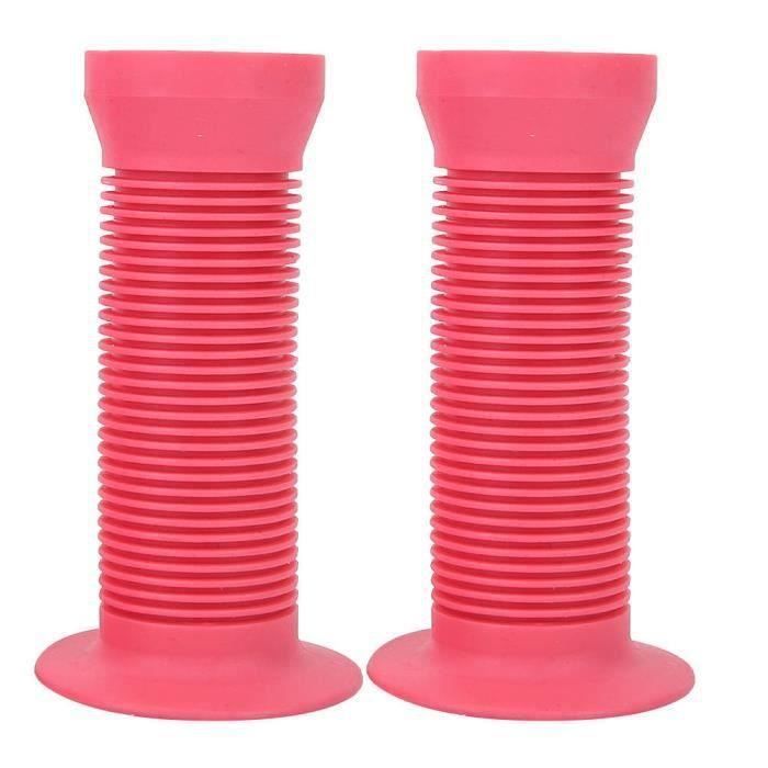 Poignées De Guidon Vélo Enfant En Caoutchouc Souple - Antidérapantes - Pour Guidon 22 Mm - 1 Paire Couleurs Assorties