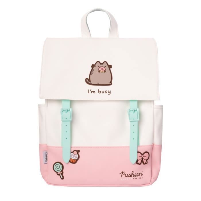 Sac Fourre-tout Pusheen Le Chat – Cabas Réutilisable Super Mignon, Licence Officielle, Idéal Pour Les Courses Ou L'université