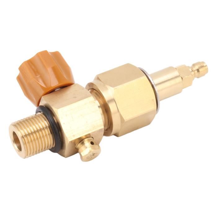 Bouchon Filetage Aluminium Ninja Pour Valve CO2/HPA - Noir - Protection économiseur