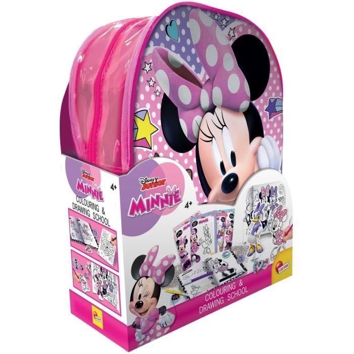 Sac à dos école de dessin et de coloriage - LISCIANIGIOCHI - MINNIE - Pages de Coloriage Matériel Créatif Sac à dos école de dessin et de coloriage - LISCIANIGIOCHI - MINNIE - Pages de Coloriage Matériel Créatif