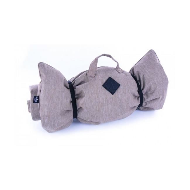 Plaid gris pour chien pour canapé ou voiture Croisette 115 x 70 cm