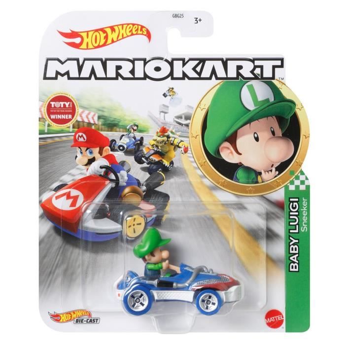 Mario kart hot wheels luigi discount