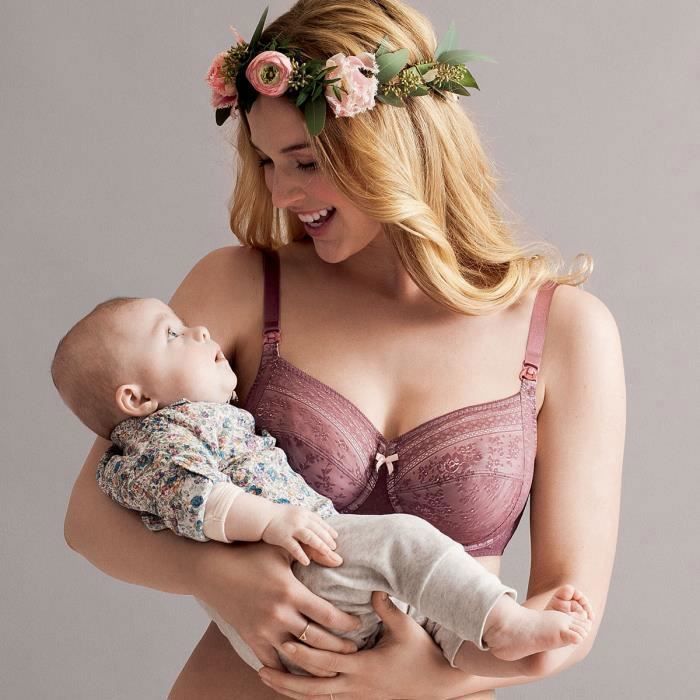 Soutien-gorge D’allaitement Anita Maternity Sans Armature – 90H (75H EU) En Microfibre Blanche
