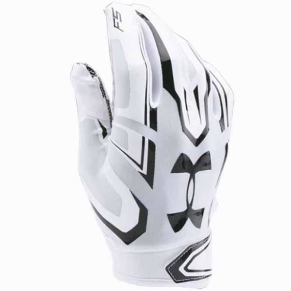 S Under Armour Gant de football am/éricain Under Armour F5 pour receveur Blanc Noir taille
