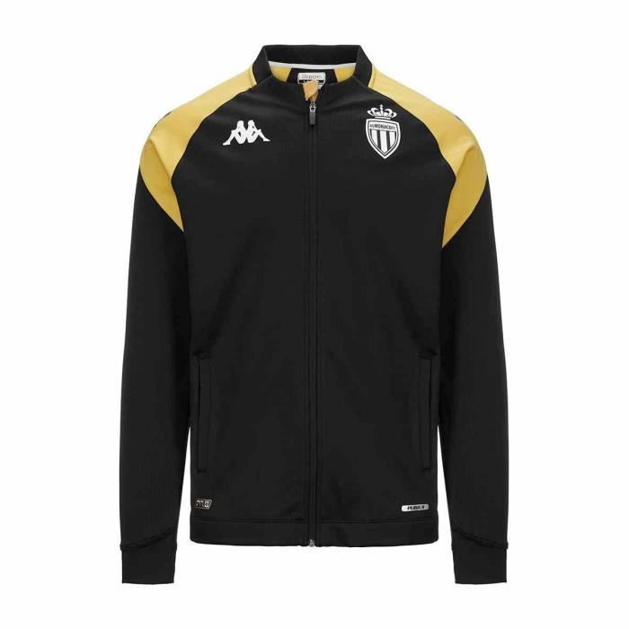 Veste de surv tement AS Monaco Pro 7 2023 24 black gold L