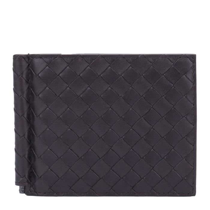 Portefeuille Organisateur DKNY En Cuir Tissé Noir - Classique Et Mode, Neuf Avec étiquettes