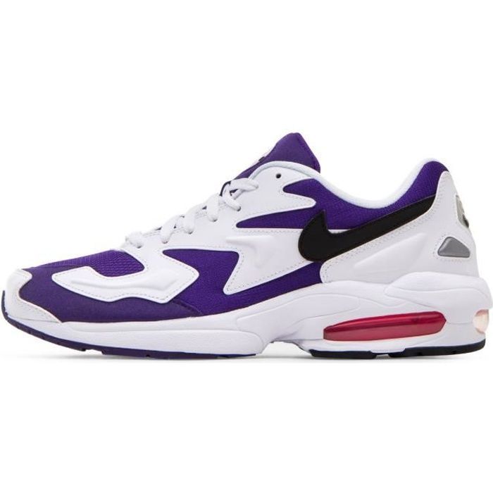 Basket Nike AIR MAX 2 LIGHT NIKE AO1741 103 Polyester Adulte Violet Homme Lacets