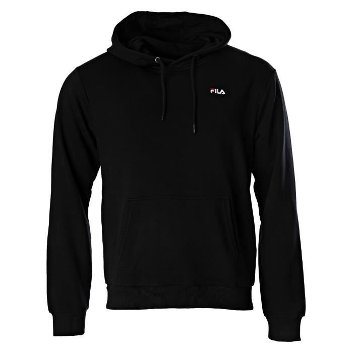 Sweat Homme FILA Edison Noir Manches longues Poche frontale Black Cdiscount Pret a Porter