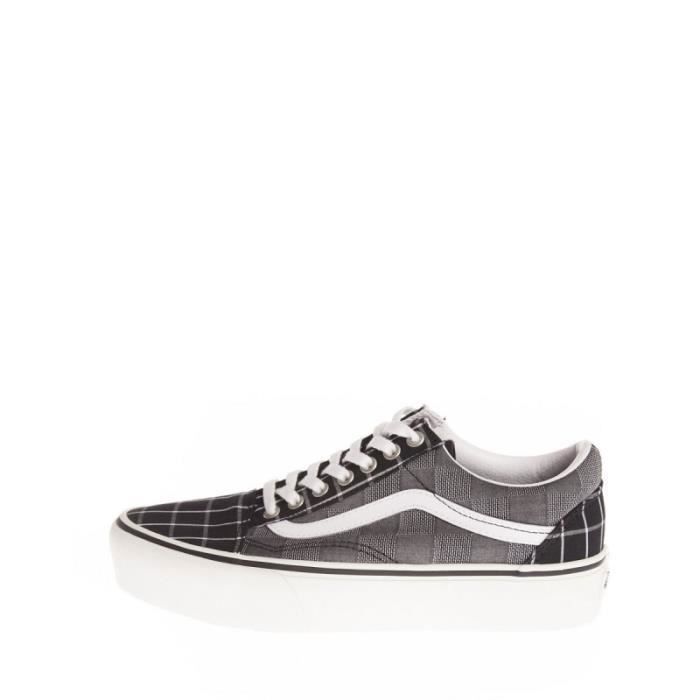 ZZZOOLIGHT Basket Vans OLD SKOOL PLATFOR - ZZZOOLIGHT - Homme - Gris - Lacets - Textile - Plat