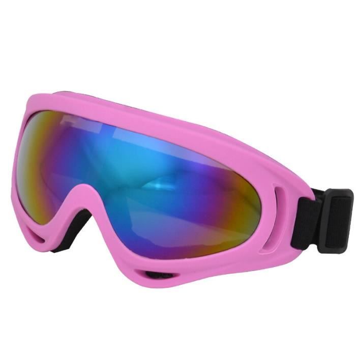 Lunettes De Ski Et Snowboard – Anti-buée, Anti-UV, Coupe-vent, Sangle Réglable, Pour Adultes Et Enfants