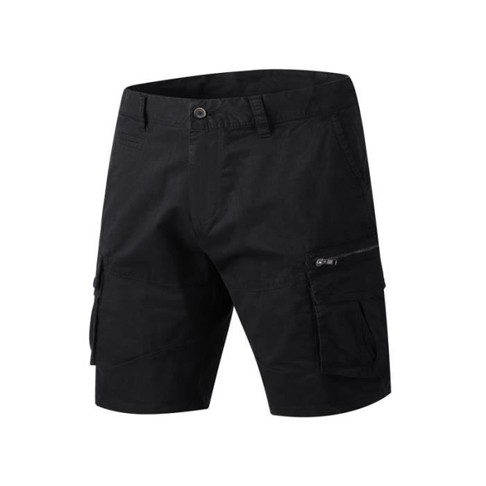 Short Cargo Homme Été - Séchage Rapide - Multi-Poches - Extensible - Pour Randonnée, Travail, Plage
