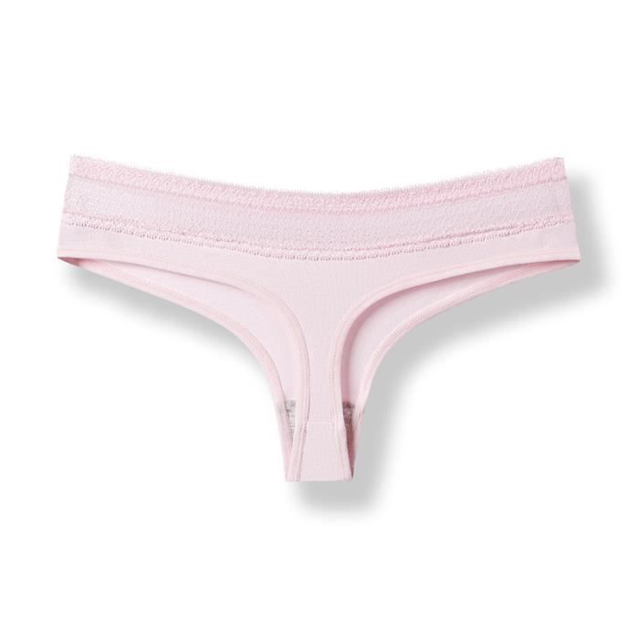 Lot De 5 Strings Tanga Sans Couture VOENXE – Dentelle, Invisible, Ultra-confort Pour Sport Et Quotidien