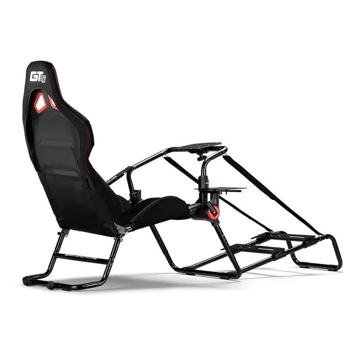 Next Level Racing GT Lite Pro - Siège en tissu et châssis - entièrement ajustable - supports pour volant, pédalier et levier de vite