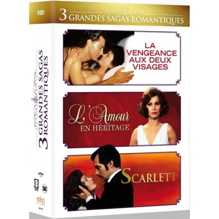 Coffret 3 Grandes Sagas Romantiques : L'amour En Héritage La Vengeance Aux  Deux Visages Scarlett [DVD] - Cdiscount DVD