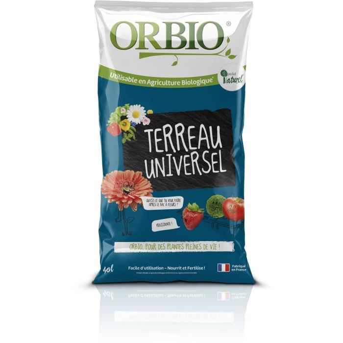 ORBIO Fumier Granulé 2kg - Engrais Organique NPK 4-2.5-2.5 - Algues Maritimes - Agriculture Bio