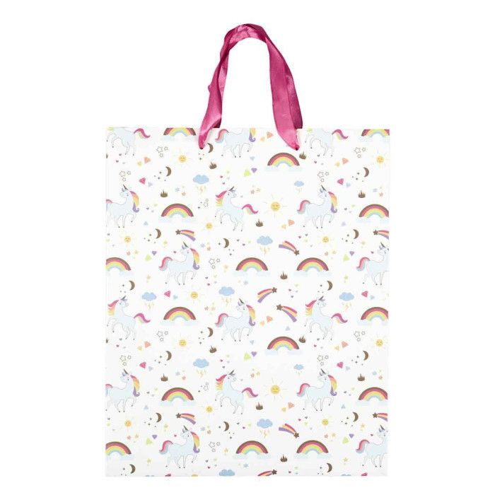 Sac Cadeau Anniversaire licorne 33cm Multicolore - Paris Prix - Cdiscount  Beaux-Arts et Loisirs créatifs