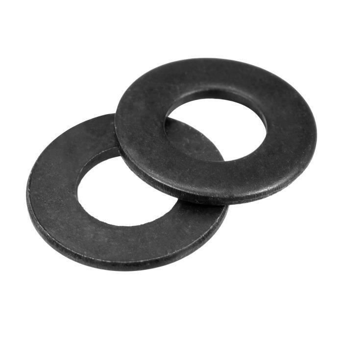Lot De 10 Rondelles Plates 5/8 Pouce – Acier Allié, Finition Oxyde Noir