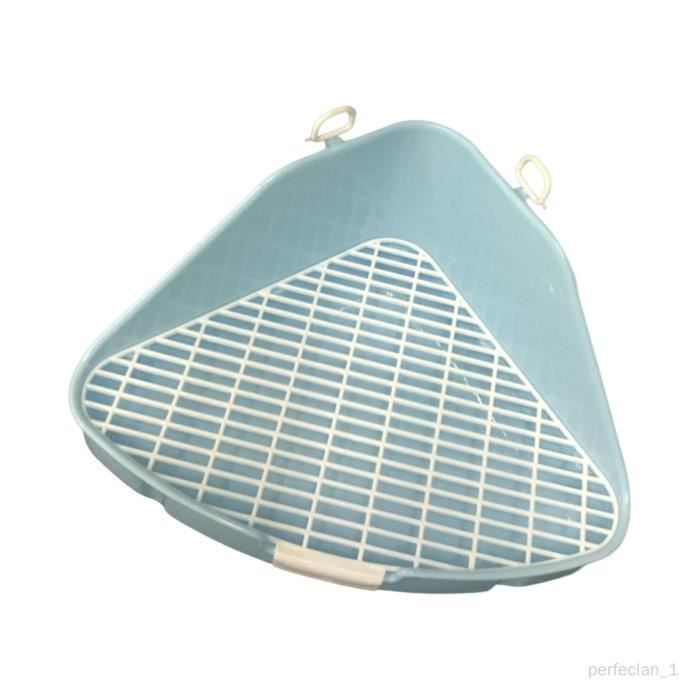 Petit Bac à Litière En Plastique ABS Avec Grille Surélevée Pour Cochon