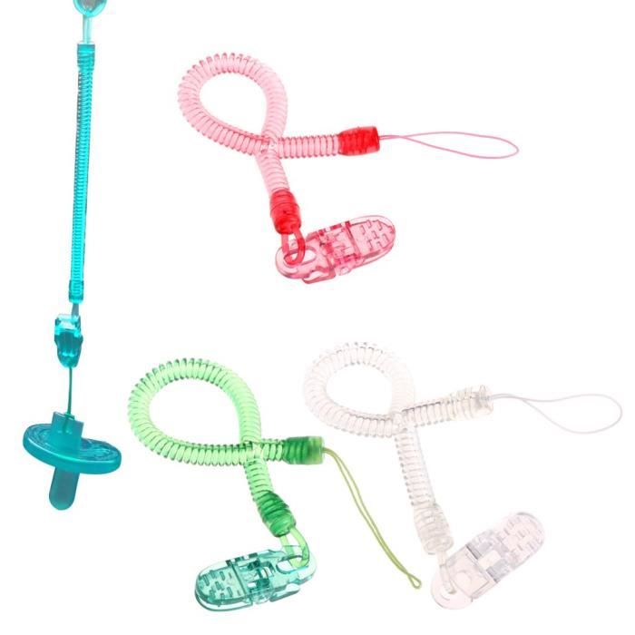 Xm1381 Bebe Attache Tetine Des Gamins Garcon Fille Mannequin Sucette Mamelon Porteurs Laisse Sangle Rose Achat Vente Sucette Cdiscount