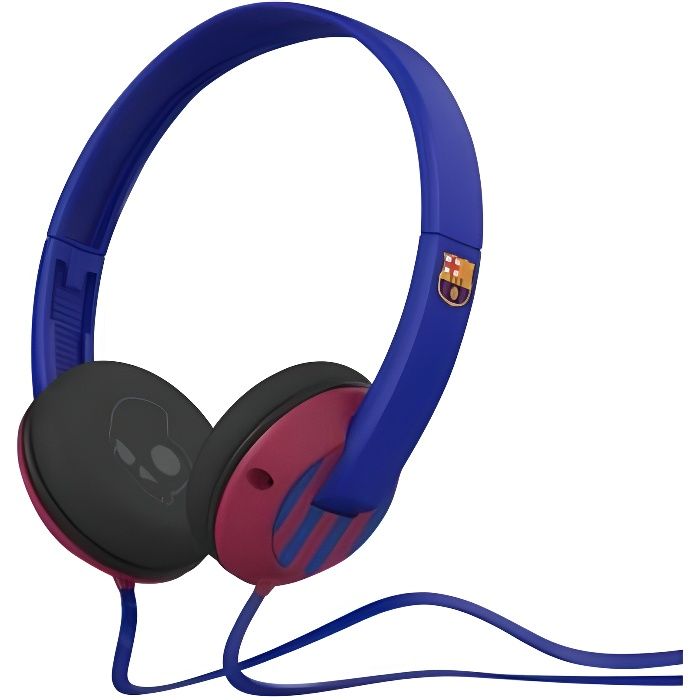 SKULLCANDY  Casque audio Uprock Fc Barcelone - Avec micro - Bleu et Rouge 