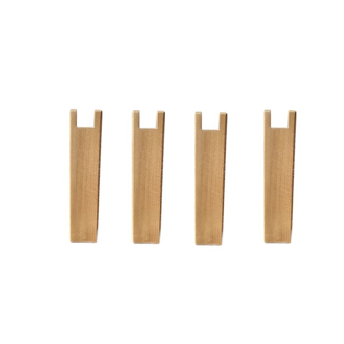 4 pieds carrés pour cadre à lattes bois miel 25 cm - Bois naturel - Fabriqué en France - Someo 4 pieds carrés pour cadre à lattes bois miel 25 cm - Bois naturel - Fabriqué en France - Someo