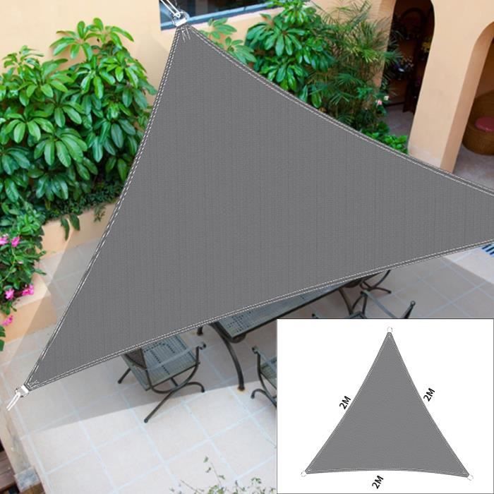 Voile D'ombrage Triangulaire SODIAL Pour Fenêtre - Extra 1521 - Jaune