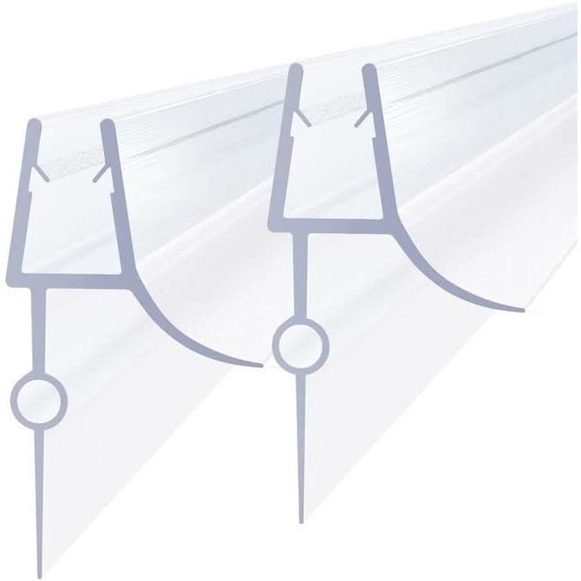 2x 100cm Joint De Douche Pour Portes En Verre 5-8 Mm - Bande Étanchéité Hydrofuge Premium Pour Cabine De Douche
