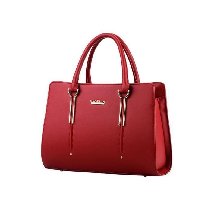 Sac à Main Femme Rouge En Forme De Pomme PU – Bandoulière Détachable, Multifonction, Occasion