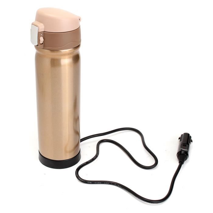 400ml Chauffe Bouteille Deau Portable Thermos Voyage Voiture Tasse Electrique