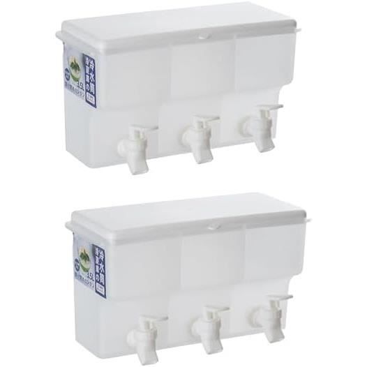 Eleganttime Lot de 2 distributeurs de boisson en verre de 3,8 l avec robinet et poignée de verrouillage, distributeur d'eau et de jus avec robinet à débit facile pour l'extérieur, pichet en verre Eleganttime Lot de 2 distributeurs de boisson en verre de 3,8 l avec robinet et poignée de verrouillage, distributeur d'eau et de jus avec robinet à débit facile pour l'extérieur, pichet en verre