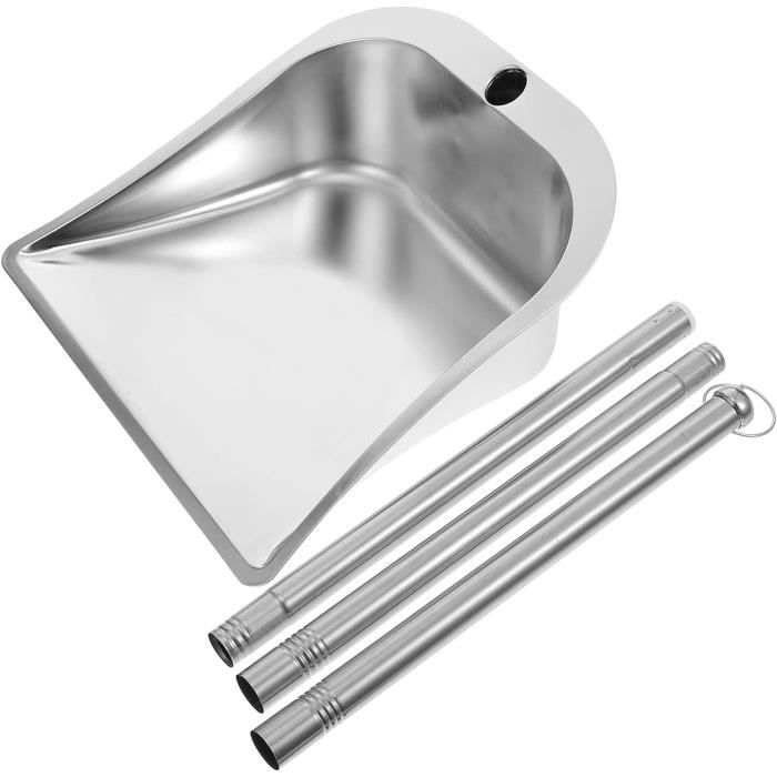 Pelle à Poussière De Bureau En Acier Inoxydable - Mini Pelle Portable Pour Petites Poubelles, Nettoyage Ergonomique - 14