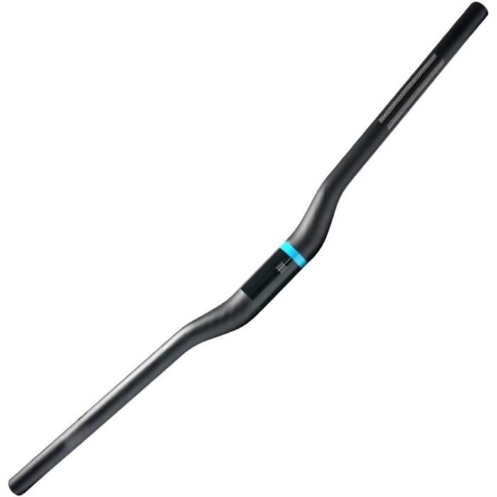 Guidon VTT Fibre Carbone 31.8mm - 700mm - Léger Et Rigide - Pour MTB, Enduro, E-Bike