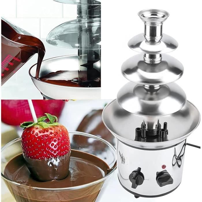 Fontaine de chocolat à 3 étages et machine à fondue Total Chef - 680 g/1,5 lb | Best Buy Canada