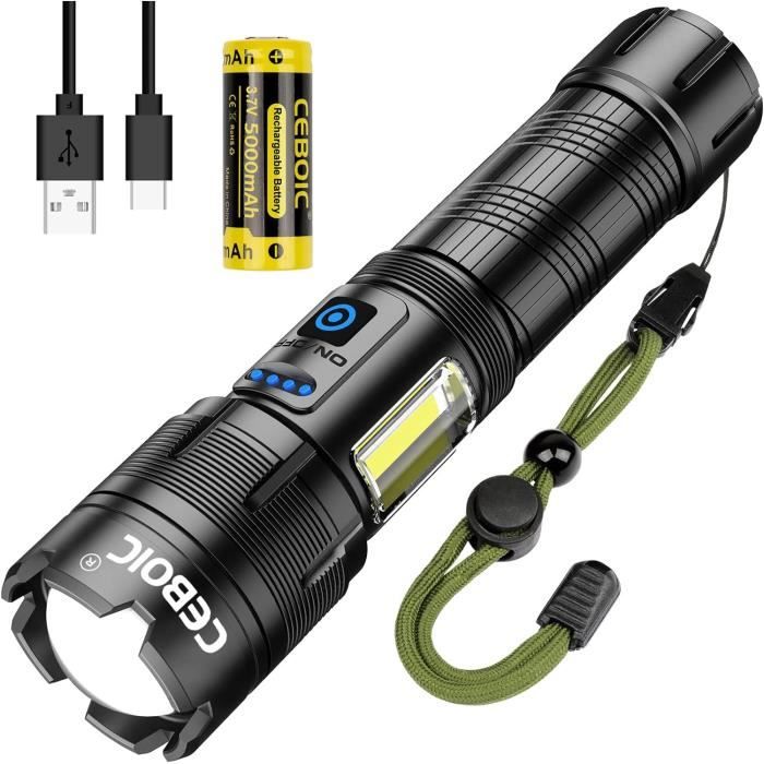 Lampe Torche La Plus Brillante 20 000 000 Lumens, Torche Haute Puissance – Lampe De Poche Tactique Rechargeable XHP199 LED Super Lumineuse Avec Batterie 26650 Du 13 € | DHgate Lampe Torche La Plus Brillante 20 000 000 Lumens, Torche Haute Puissance – Lampe De Poche Tactique Rechargeable XHP199 LED Super Lumineuse Avec Batterie 26650 Du 13 € | DHgate