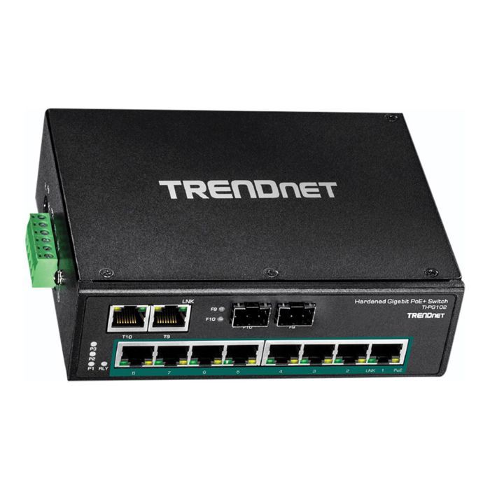 TRENDNET Commutateur Ethernet TI-PG102 10 Ports - 2 Couches supportées - Modulaire - Paire torsadée