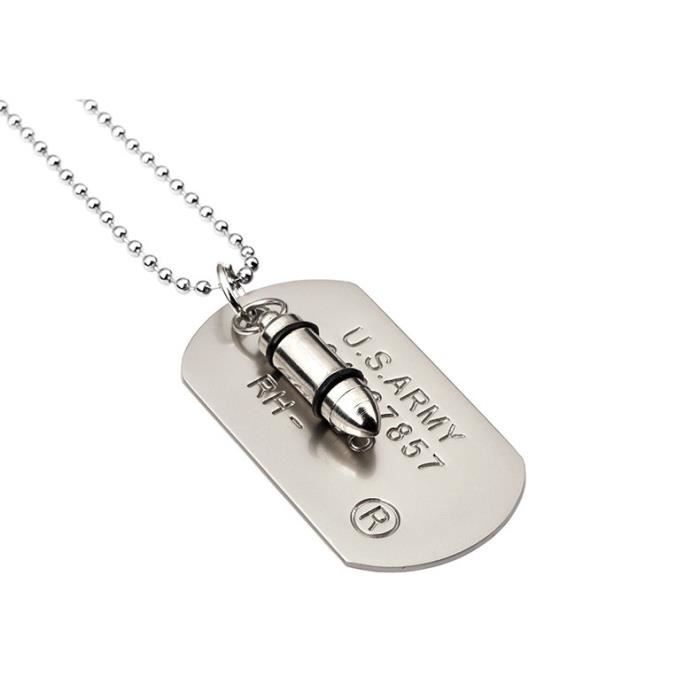 collier homme avec une balle collier homme avec une balle